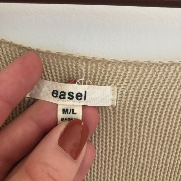 Cream Fringe Sweater - Picture 4 of 5